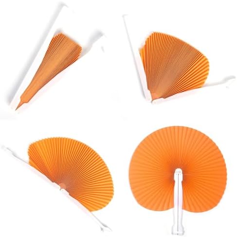24 Pieces Multicolor Round Paper Fans - Image 6