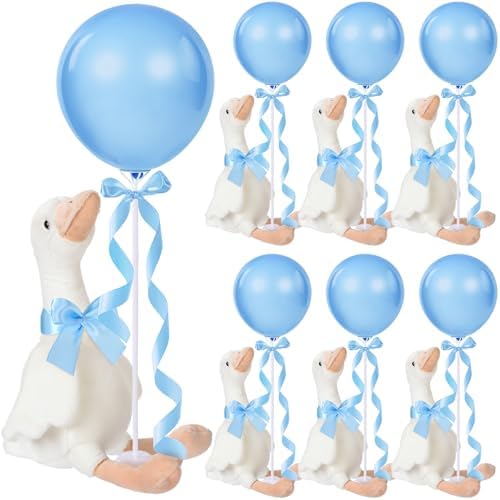 Chunful 6 Set Blue One Silly Goose 1st Birthday Decoration 11.8 Inch by Chunful
