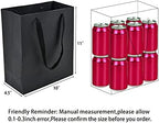 HUAPRINT Black Medium Gift Bags with Handles, 30 Pack, 10x4.5x11 IN - Image 2