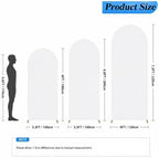 6,6.6,7.2FT Arch Backdrop Stand and Cover Set (Beige) - Image 5