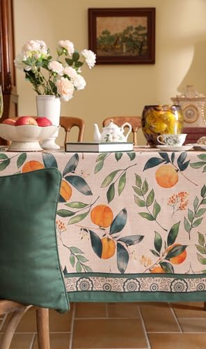 patdrea Designer French Printed Tablecloth,Rectangular,79"x55" - Image 4