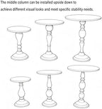 Gold 3Pcs Metal Round Vintage Cake Stand Set 8"10"12 Dessert Display - Image 6
