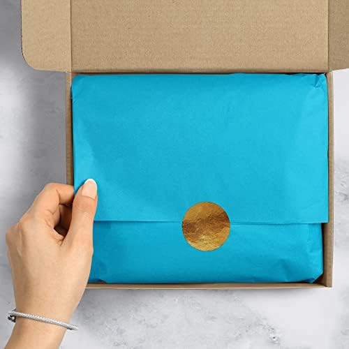 Jillson Roberts Bulk 20 x 30 Inches Recycled Tissue, Turquoise, 480 Unfolded Sheets (BFT39) - Image 3