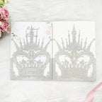 20 sets Laser Cut Crown wedding invitation pockets,Quinceañera Invitations, Sweet 16 Invitations,1 birthday invitations,and etc. - Image 5