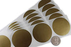 My Scratch Offs 2 in Gold Round Scratch-Off Stickers, 2500 Pack by MyScratchOffs