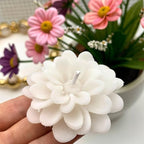 Giftsupstore Wedding Favor Guest Bulk – 50 Set of Scented Lotus Shaped Candle Party Favors – Custom Baby Shower Gifts, Bridal Shower & Personalized Bachelorette Party Favors for Adults - White - Image 2