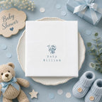 Personalized Baby Shower Napkins, Luncheon or Dinner Napkins, Custom Name Party Decor, Gifts Decorations for Baby Boy Girl, Gender Reveal Party Supplies #3 - Image 4