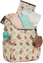Disney Diaper Bag Backpack with Changing Pad Winnie the Pooh – 16” Nylon Baby Bag for Parents, Insulated Bottle Holders, Multiple Storage Pockets - Image 6