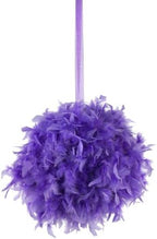 ZUCKER 18 inch Fluffy Feather Hanging Pom Pom - Hanging Decor for Party, Wedding, Baby Shower or Home Decor (Lavender) by ZUCKER