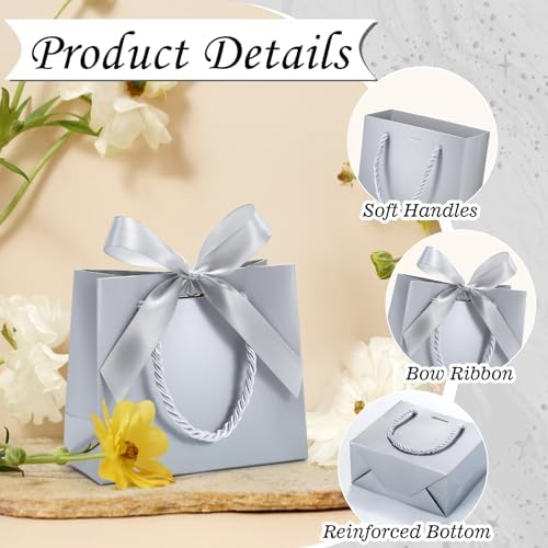 EQOREIIN 24 PCS Small Gift Bags with Handles, 5.5x 2.5x4.7 Inches Mini Bag - Image 4
