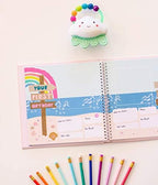 Lucy Darling Little Beach Babe Baby Memory Book – First 5 Years Journal & Photo Album, Baby Girl Keepsake, Unique Scrapbook Album, Mom Gift - Image 4