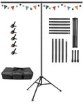 Hemmotop T Shape Backdrop Stand 8x7.5ft(HxW) Portable by Hemmotop