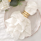Cheesecloth Napkins Iovry White Cloth Napkins Bulk,Set of 50 by Jimtx