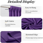 50ft x 15ft Purple Backdrop Curtains, Wrinkle Free Drapes Back Drop Cloth - Image 7