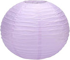 16 inch Chinese Lanterns Large Paper Lanterns Lavender 5 Packs (Purple, 16 inch) - Image 2