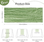 12 Pack Sage Green Cheesecloth Table Runner Boho Gauze Home Decor - Image 2