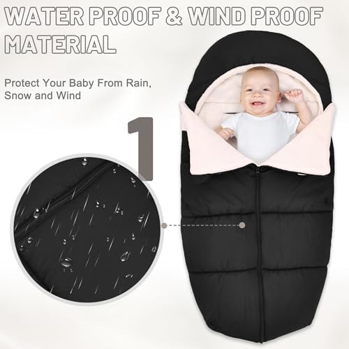 Winter Bunting Bags Universal, Baby Stoller Sleep Bag, Toddler Footmuff - Image 2