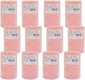 Expo International Decorative Matte Tulle, Roll/Spool of 6” X 100 Yards, Lightweight Polyester Tulle Fabric for Tutus, Costumes, and Party Decorations, Washable, Easy-to-Use, Pack of 12, Blush Pink by ExpoInternational