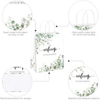 QIELSER 50 pcs Welcome Bags for Wedding Guests Bulk with Tags Welcome to Our Wedding Gift Bags with Handles for Birthday Party Baby Shower Favors Supplies - Image 4
