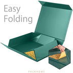 PACKHOME 6 Large Green Gift Boxes 13.5x10x3.5in Magnetic Lids for Shirt - Image 5