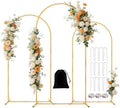 3 Pack Metal Arch Backdrop Stand(7.2 ft, 6.6 ft, 6 ft) Balloon Arbor Frame by Nisoger