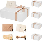 White Wedding Gift Box with Magnetic Lid for Presents, 13.85"x8.35"x4.45" by Lifelum
