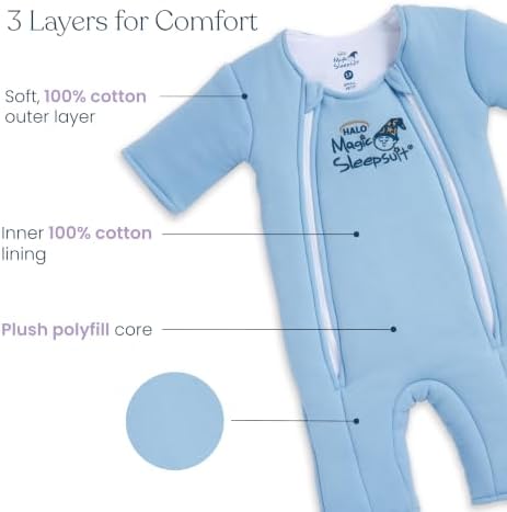 Magic Sleepsuit Baby Merlin's Cotton Baby Swaddle Transition Product - Image 6