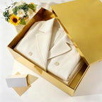 UoeRing Gold Extra Large Gift Box 1Pcs 22x17x9 inch,luxury Gift Box with Lid for Presents Birthday Christmas Valentine's Day (Contain Pull Bows,Card,Envelope,Filler) - Image 4