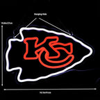 Football Rugby Sports Team Neon Sign for Men Cave Wall Decor - Image 4