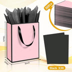 Epoesch 36 Pack Gift Bags with Handles & 36 Tissue Papers – 8x5x10 Inches - Image 2