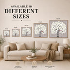MuralMax Personalized Wedding Signing Tree Canvas Guest Book Wall Art - Image 2