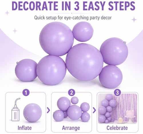 Reusable Inflatable Balloon, Reusable Inflatable Balloon Garland Arch Kit for Parties, Easy Setup Balloon Arch Decoration for Birthday, Wedding & Celebration (7Pcs White) - Image 2