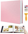 Large Photo Album Self Adhesive Scrapbook Album for 4x6 5x7 8x10 Pictures DIY Photo Book for Wedding, Anniversary, Christmas, Baby Shower, Ideal for Preserving Precious Moments by HoneyTolly