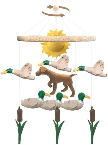 Baby Mobile for Crib Mallard Duck Baby Crib Mobile for Boys Girls by Teeloray