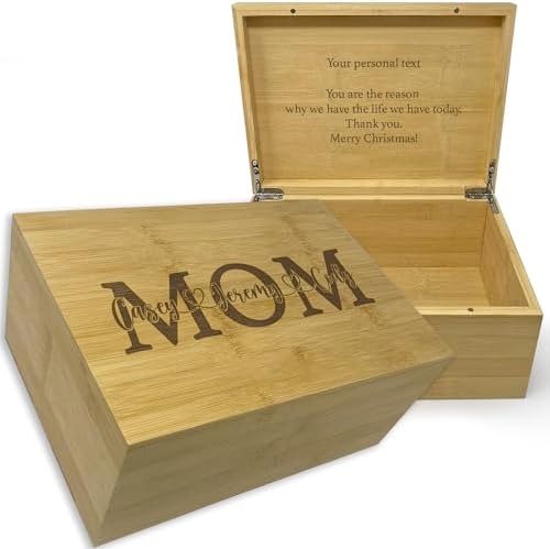 Mom Gifts from Daughters Personalized Mom Gift from Kids Wooden Memory Box by TopObsession