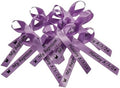 25 Personalized Ribbons Assesmbled Bows Custom Bridal Shower Favor Party Favors Custom Wedding Ribbon Bridesmaid Memorial Ribbons Funeral Baby Invitations Mis XV años Quinceanera (Lavender) by AmysBubbling