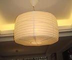 Paper Lantern Lights Hanging Drum Paper Lampshade, 2PCS 18 inch - Image 4