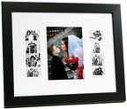 Creative Picture Frames 57-11X14Bk-W Black Event Photo Booth Frame Holds 1-5 By 7-Inch And 2-2 By 6-Inch Photographs With White Collage Mat with Stand by CreativePictureFrames