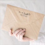 Personalized Self Inking Address Stamp - Future Mr and Mrs for Wedding - Image 5