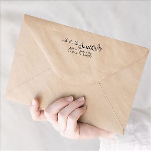 Personalized Self Inking Address Stamp - Future Mr and Mrs for Wedding - Image 5