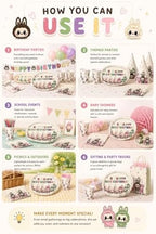 Cartoon Creatures Party Pack – Kawaii-Inspired Supplies for Birthday Magic - Image 4