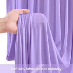 40ft x 15ft Lavender Wrinkle Free Backdrop Curtains for Wedding Party Backdrops Curtain Drapes Fabric Decorations Photo Back Drop Cloth for Baby Shower Photography Stage Reception - Image 6