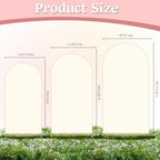 Arch Covers Set of 3(7.2FT+6.6FT+6FT), Arch Backdrop Stand Cover - Image 2
