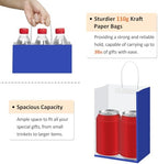 BagDream Gift Bags with Handles 5.25x3x8 Inch Royal Blue 100 Pack Bulk - Image 3