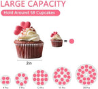 weddingwish 5 Tier Cupcake Stand for 50 Cupcakes, Round Cupcake Tower, Large Acrylic Cupcake Display Stand, Clear Cupcakes Tier Stand for Dessert Table, Tiered Cupcake Holder Stand for Birthday Party - Image 6