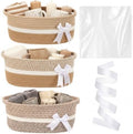 Colingmill 3 Pack Small Empty Gift Baskets, Brown by Colingmill