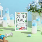 Roowest Bottle Chug Baby Shower Games Favors, Blue, Dinosaur - Image 5