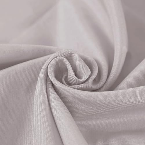 Fokitut 2 Pack Waterproof Rectangle Tablecloth, 60x120 Inch,Stain Resistant and Wrinkle Polyester Table Cloth, Fabric Table Cover for Kitchen Dining, Wedding, Party, Holiday Dinner-Silver - Image 4