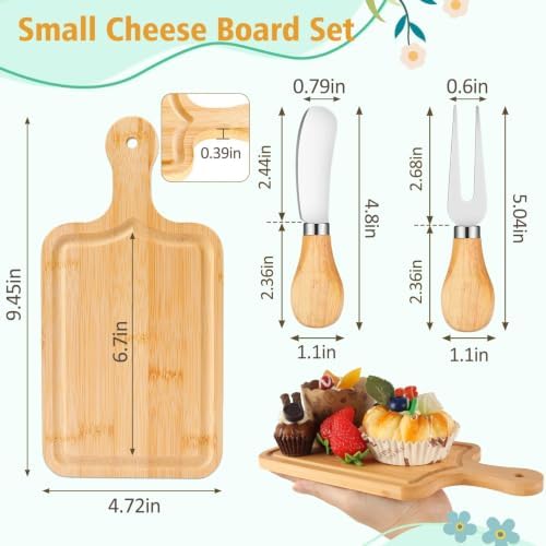 6 Sets Baby Shower Prizes for Game Winners Mini Charcuterie Boards Set - Image 3