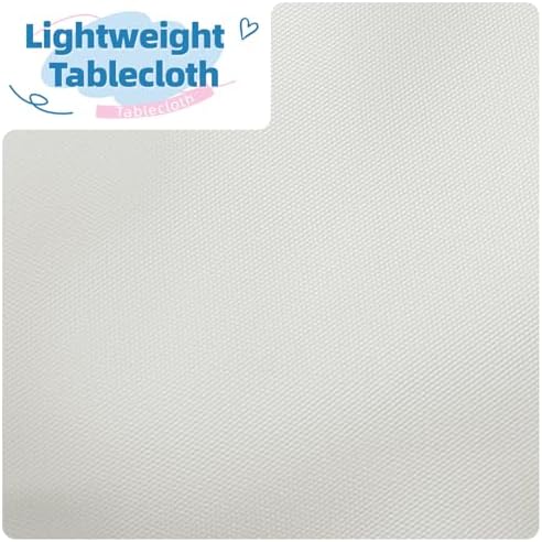 WIGENIUS 10 Pack Ivory Table Cloth Rectangle 70X120 Inch Tablecloth Fit 8FT - Image 4